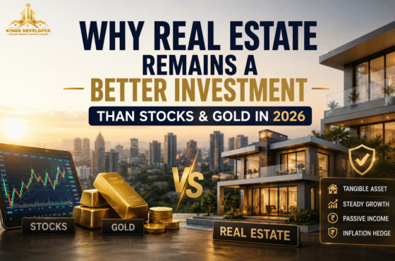 Why Real Estate Remains a Better Investment Than Stocks & Gold in 2026