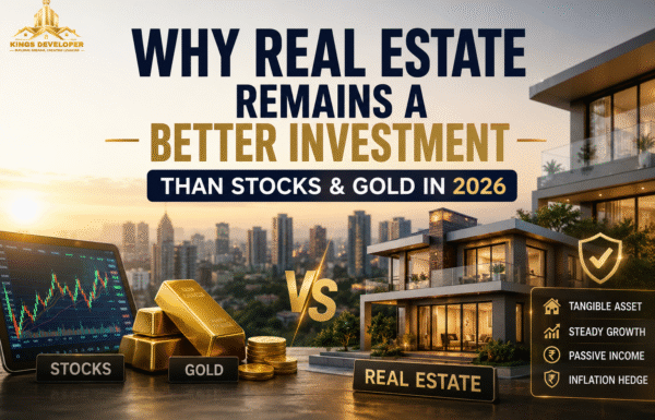 Why Real Estate Remains a Better Investment Than Stocks & Gold in 2026