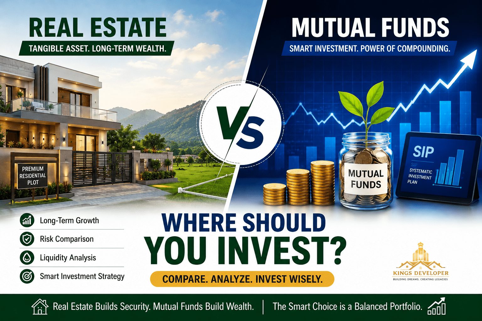 Real Estate vs Mutual Funds